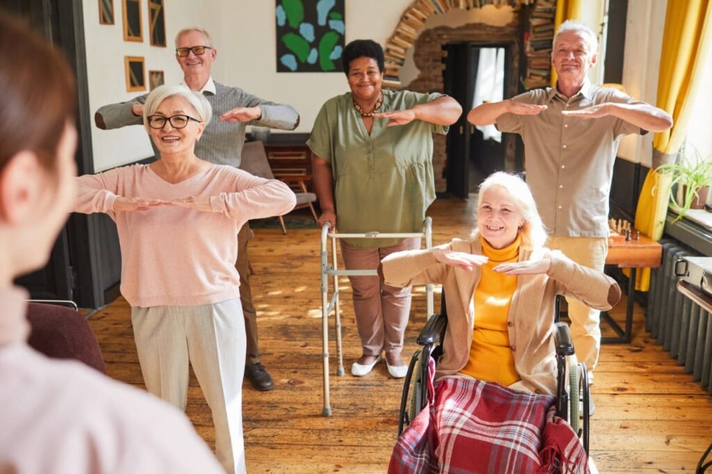 older women in programs for the disabled