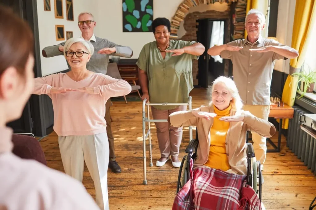 older women in programs for the disabled